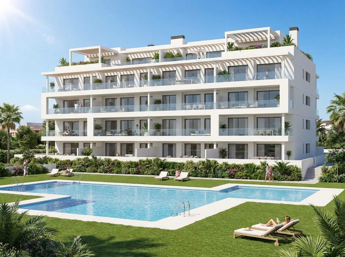 Promoción de lujo · Piscina y jardines
