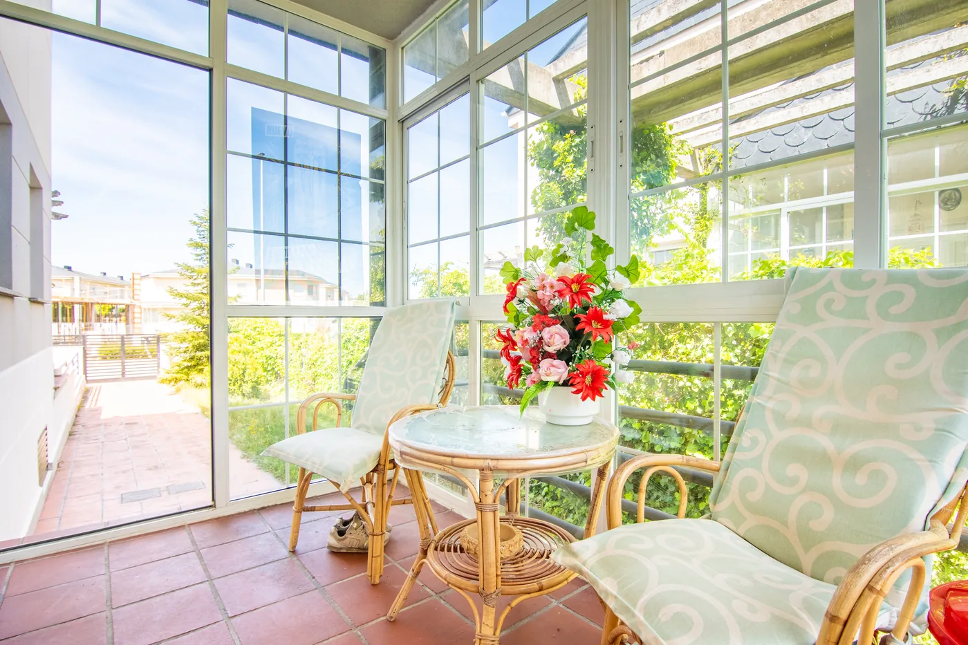 Cocina con vistas
